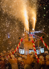 手力の火祭り　夏