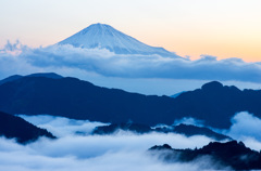 清水吉原からの富士