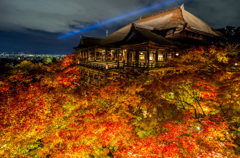 燃える清水寺1