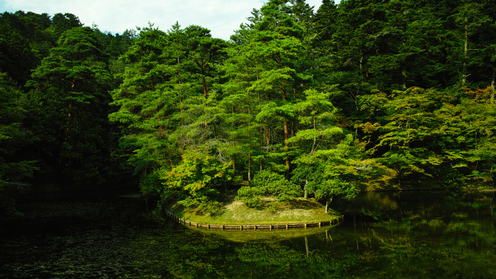 緑の庭園