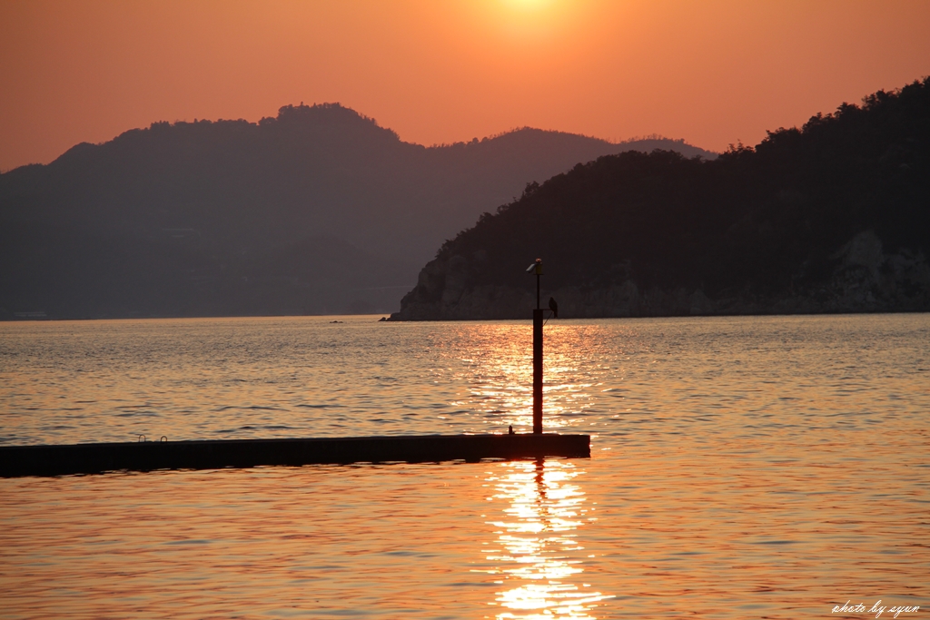 瀬戸の夕景