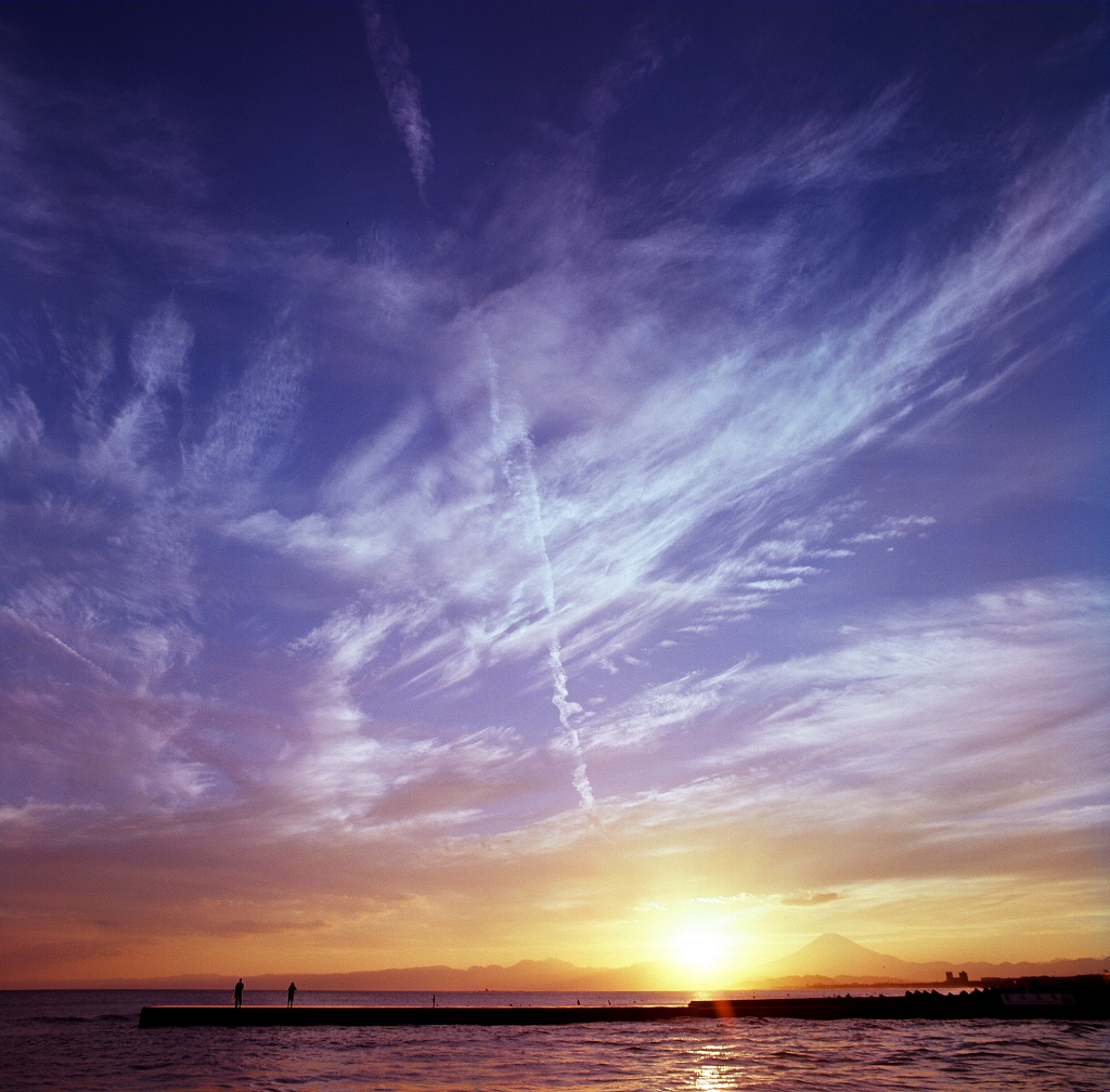 鵠沼夕景