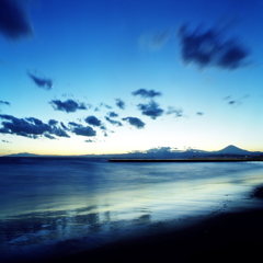 鵠沼夕景