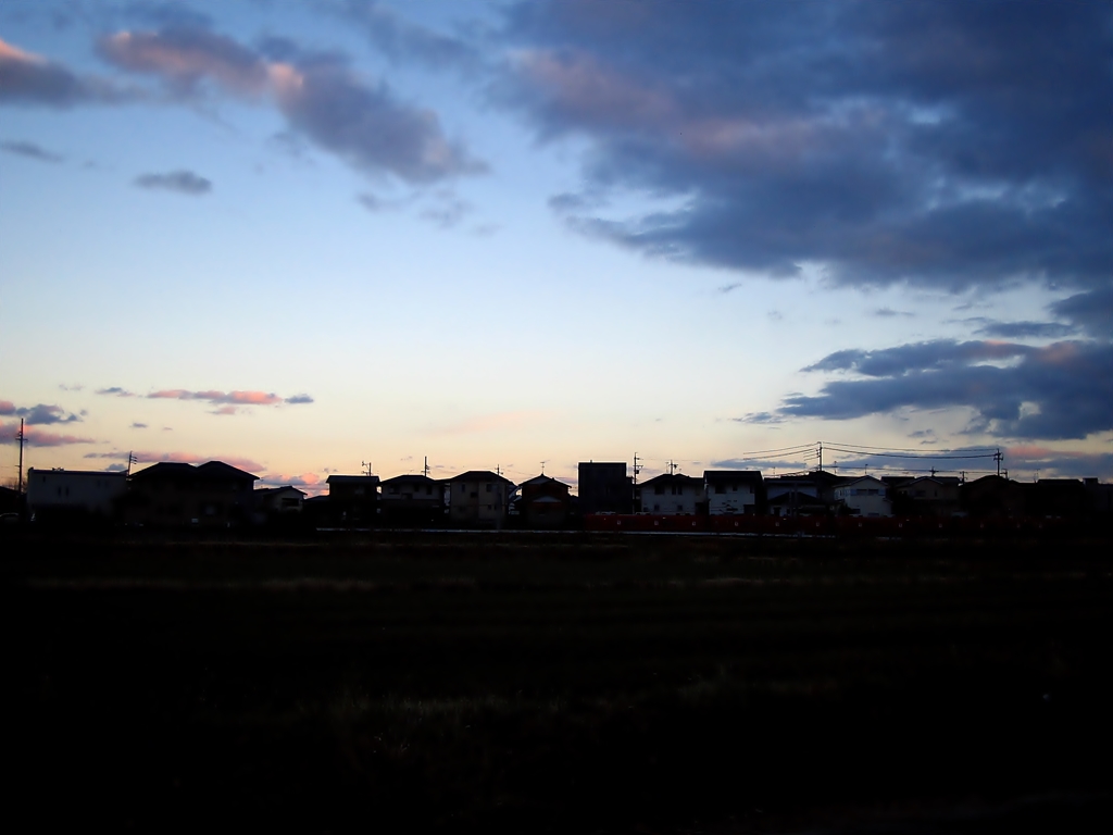 東の空