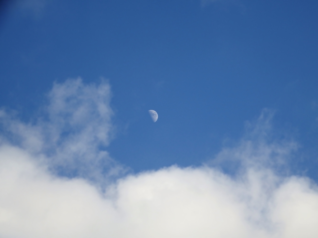 雲と月