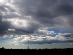 遠くの晴れ間