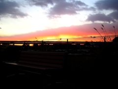 夕焼けベンチ