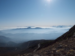 乗鞍岳登頂