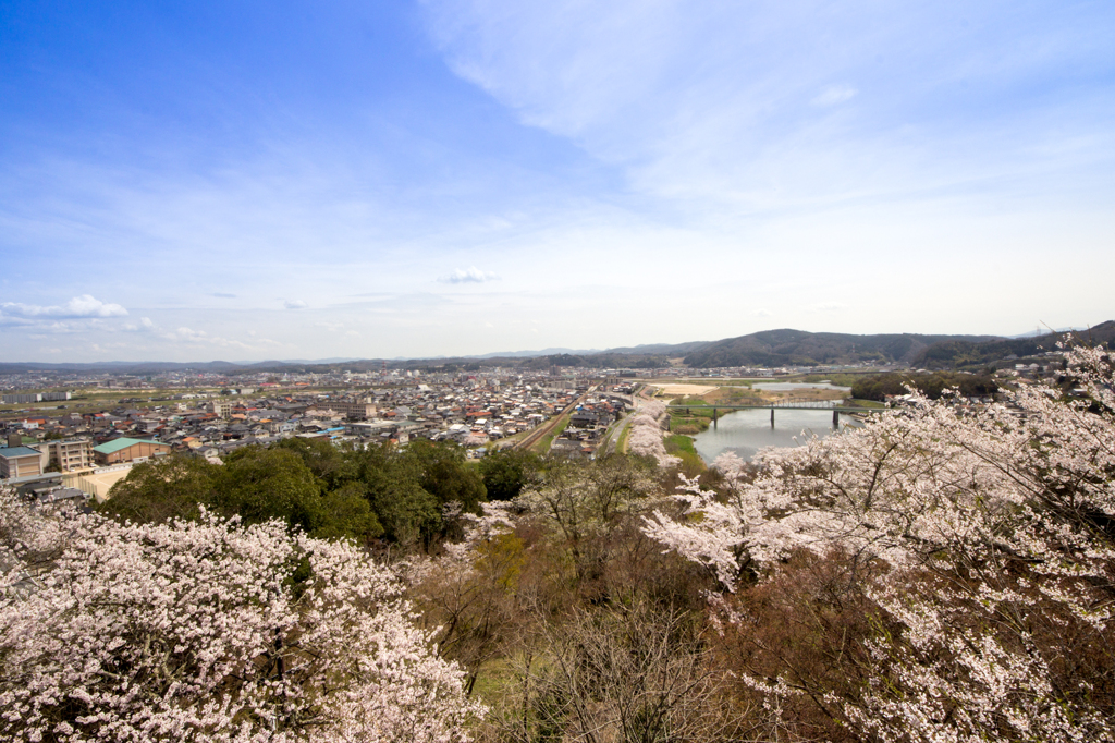 尾関山公園　眺望
