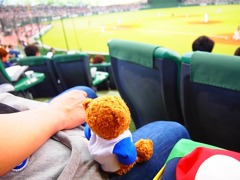 野球観戦中。。。