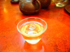 お茶をいただきます。