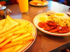 チャモロ＆アメリカンな朝食