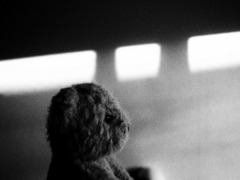 夕焼け時間を知らせる壁