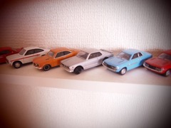 弟のミニカーコレクション