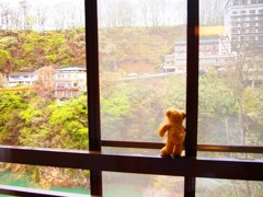 旅館で迎える朝