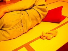 旅館でゴロゴロ～・・・