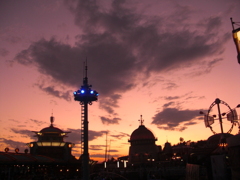 夕焼けのポートディスカバリー