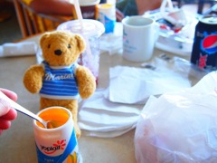 お部屋で朝ごはん