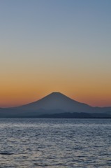 富士山　残照（その２）