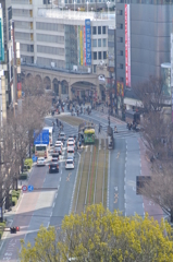 路面電車のある街