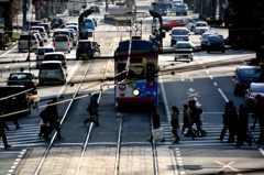 路面電車のある街