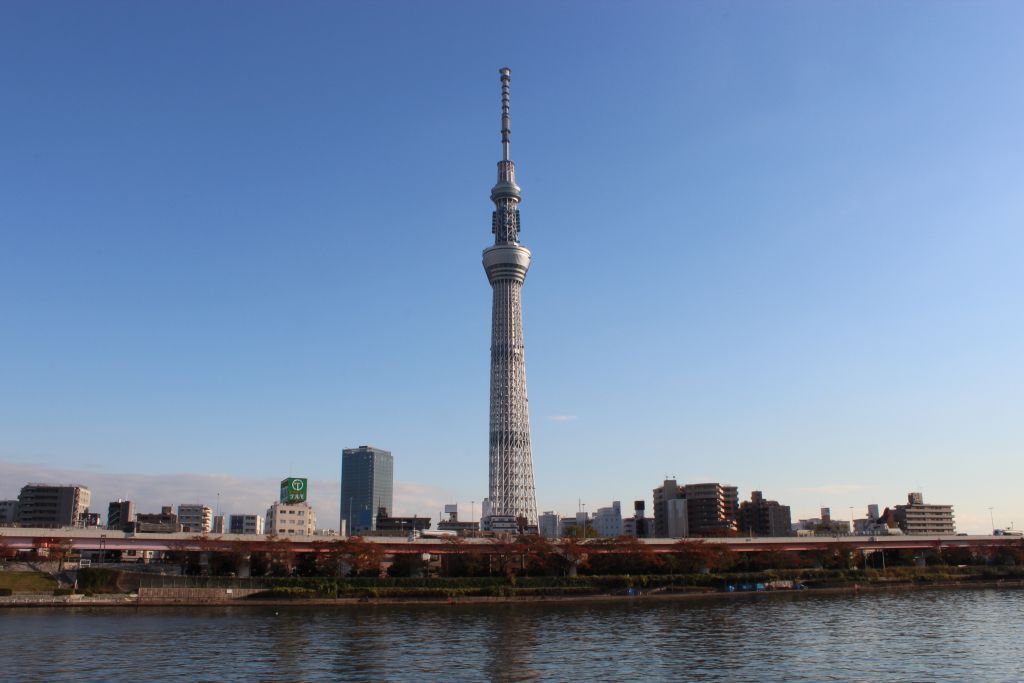 桜橋付近から観た東京スカイツリー