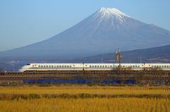 新幹線と富士山のコラボ
