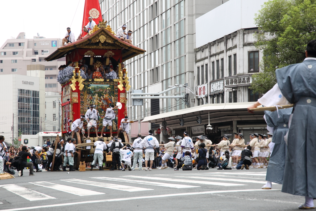 祇園祭　函谷鉾辻回し＃２