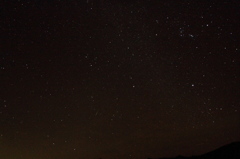 奈良県大塔村　高野辻ヘリポートから夜天の空