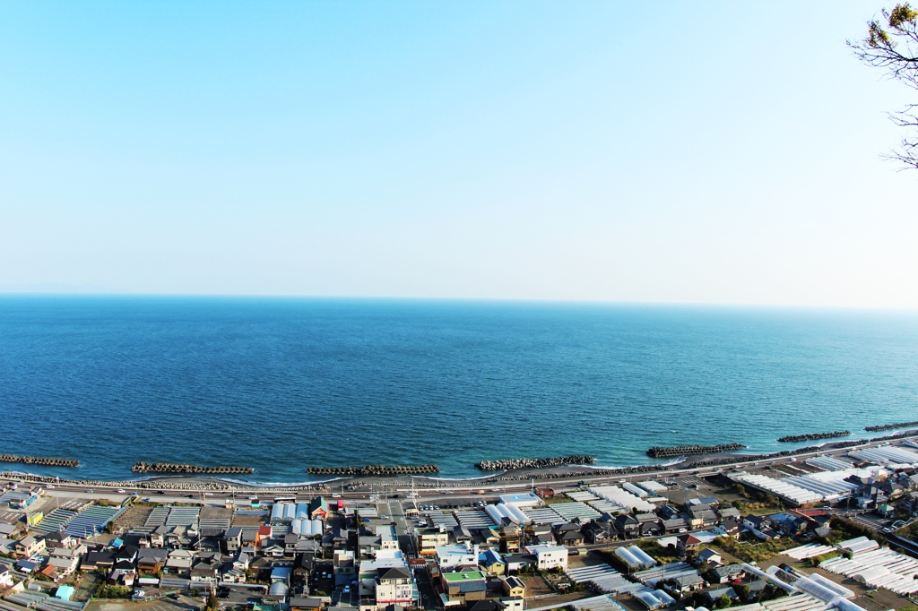 見渡す限りの青