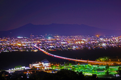 富士川からの夜景