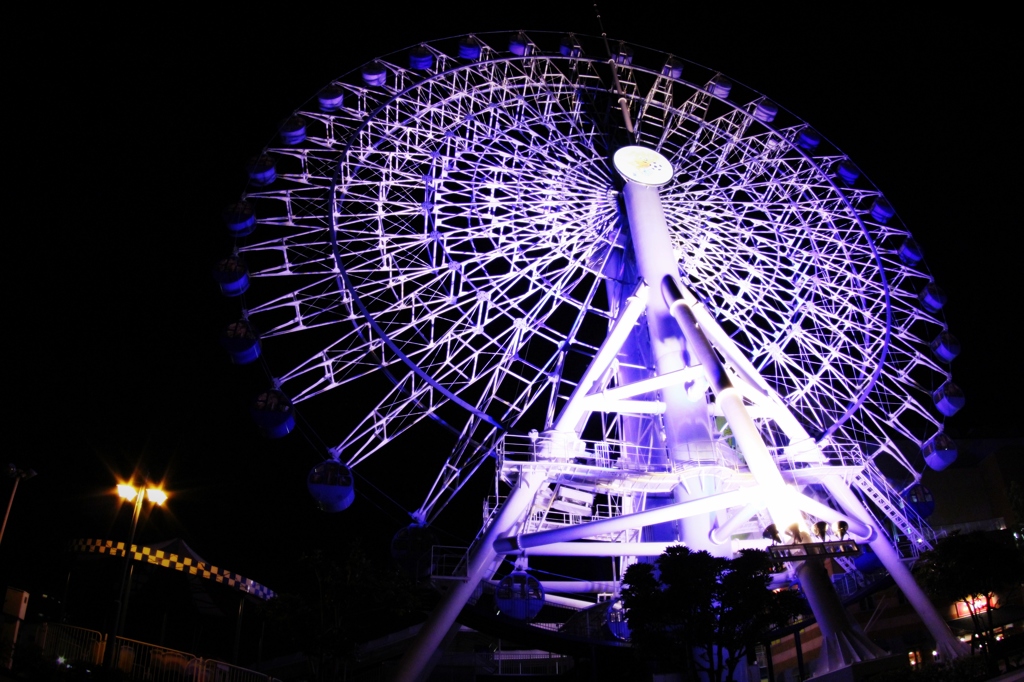 夜の観覧車