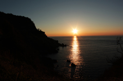伊豆の夕陽