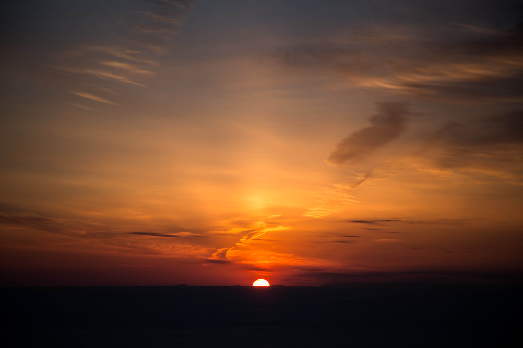 稲佐山からの夕焼け