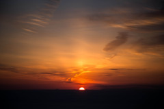 稲佐山からの夕焼け