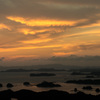 展海峰からの夕焼け