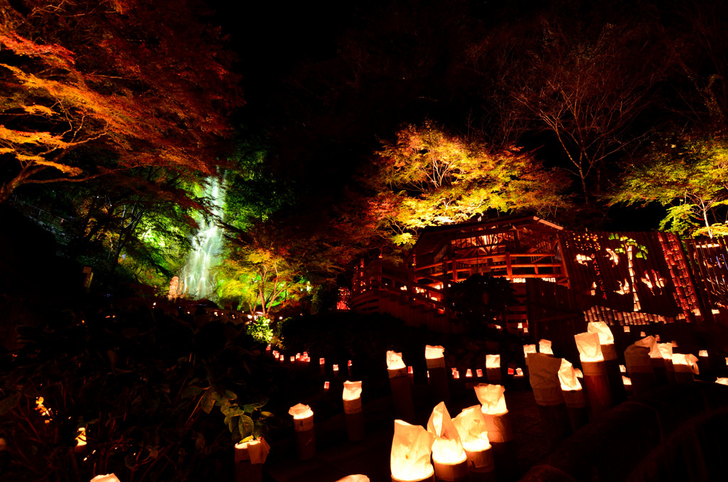 小城「清水竹灯り」