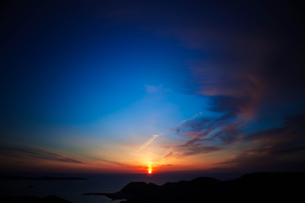 稲佐山からの夕焼け