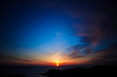稲佐山からの夕焼け