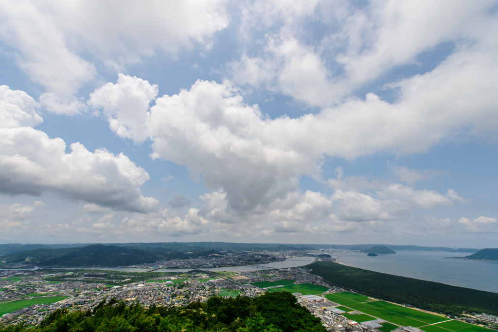 鏡山より「佐賀県唐津市」