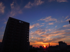 太陽とのしばしのお別れ。