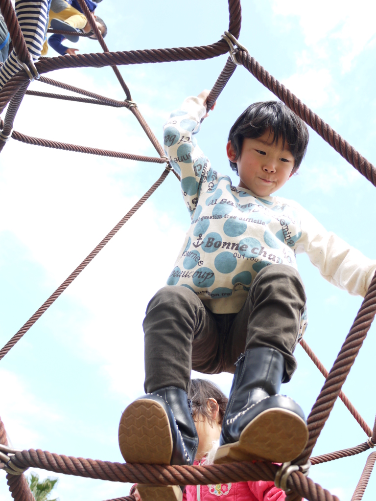 公園にて