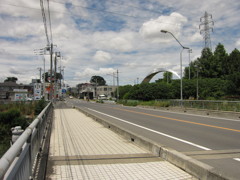 加茂川橋から