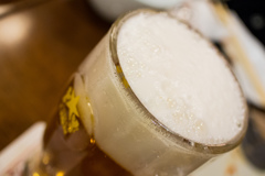 久々のビール