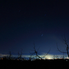 星の降る田舎の夜景