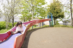 ながーい滑り台