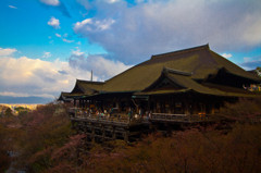 早朝の清水寺