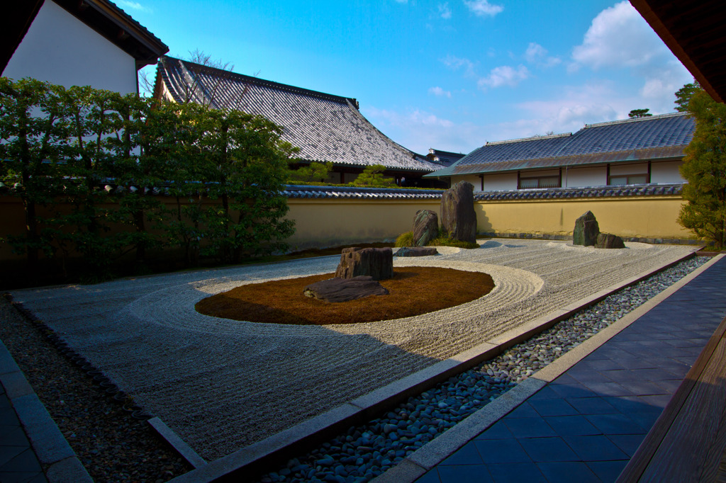 大徳寺　龍源院　庭園・一枝坦（いっしたん）