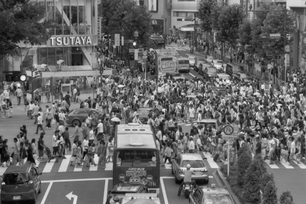 渋谷 スクランブル交差点