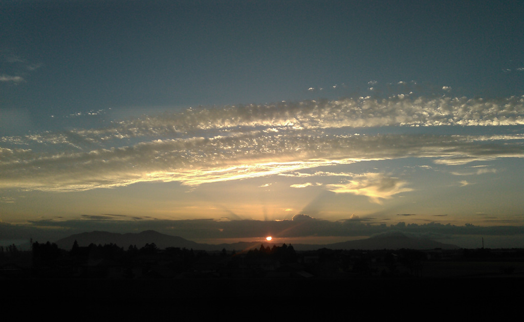 新潟 新幹線の車窓から